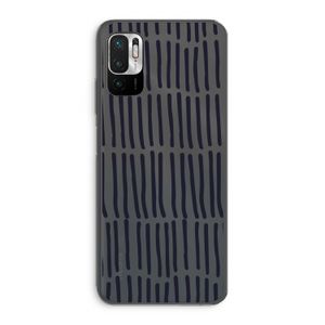 Moroccan stripes: Xiaomi Redmi Note 10 5G Transparant Hoesje