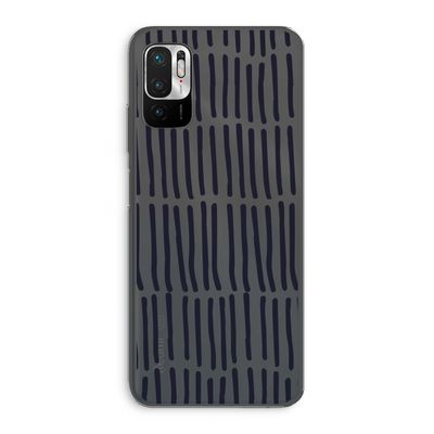 Moroccan stripes: Xiaomi Redmi Note 10 5G Transparant Hoesje