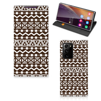 Samsung Galaxy Note 20 Ultra Hoesje met Magneet Aztec Brown