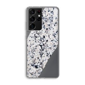 Gespikkelde marmer: Samsung Galaxy S21 Ultra Transparant Hoesje