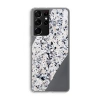 Gespikkelde marmer: Samsung Galaxy S21 Ultra Transparant Hoesje