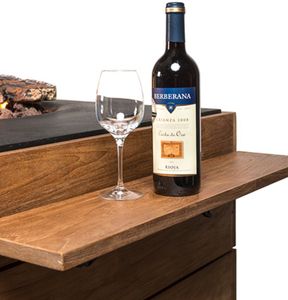 Happy Cocooning: Houten Side Table voor Vierkant klein met 2 poeder coated/rubber steunen - 2 stuks