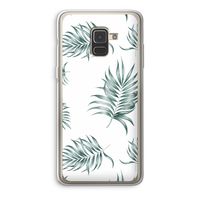Simple leaves: Samsung Galaxy A8 (2018) Transparant Hoesje