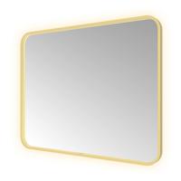 Hotbath &MORE Spiegel direct en indirect LED color changing spiegelverwarming met afstandsbediening Geborsteld messing PVD SSQ180BBP