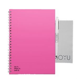 Notitieboek Hardcover Uitwisbaar en Herbruikbaar A5 - Passion Pink