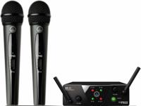 AKG WMS40 Mini Dual Vocal Set ISM draadloze microfoon set AKG WMS40 Mini Dual Vocal Set ISM draadloze microfoon set