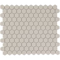 The Mosaic Factory London kleine hexagon mozaïek tegels 26x30 wit