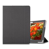 Antislip textuur horizontaal flip PU lederen beschermhoes voor ONDA X 20, met drie-vouwen houder (zwart)