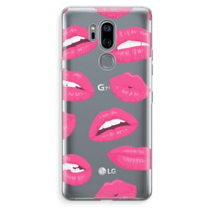 Bite my lip: LG G7 Thinq Transparant Hoesje