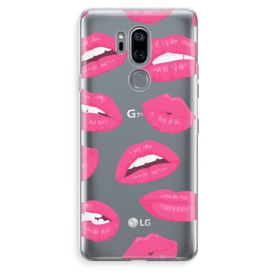 Bite my lip: LG G7 Thinq Transparant Hoesje