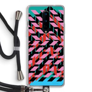 Skew Blush 2: OnePlus 8 Transparant Hoesje met koord