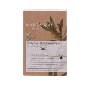 MARY & MAY - Daily Safe Black Head Clear Nose Mask - Step1 (3.5g) X 10 elk +Step2 (3.5g) X 10 EA