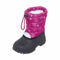 Playshoes snowboots koord sterren fuchsia Maat - thumbnail