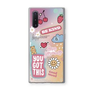 Positivity: Samsung Galaxy Note 10 Transparant Hoesje