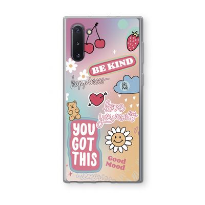 Positivity: Samsung Galaxy Note 10 Transparant Hoesje