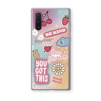 Positivity: Samsung Galaxy Note 10 Transparant Hoesje