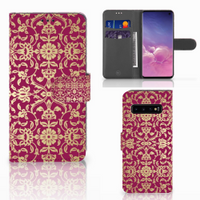 Wallet Case Samsung Galaxy S10 Barok Pink - thumbnail