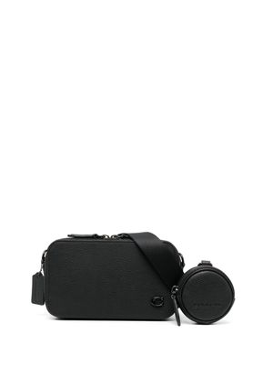 Coach sacoche zippée à logo - Noir
