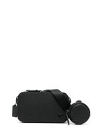 Coach sacoche zippée à logo - Noir Coach sacoche zippée à logo - Noir