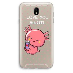 Love You A Lotl: Samsung Galaxy J7 (2017) Transparant Hoesje
