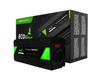 EcoLine 12V naar 230V Omvormer - 1000W Continu / 2000W Piek - Zuivere Sinusgolf - Spanningsomvormer voor Auto, Camper en Caravan