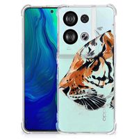 Back Cover OPPO Reno8 Watercolor Tiger - thumbnail