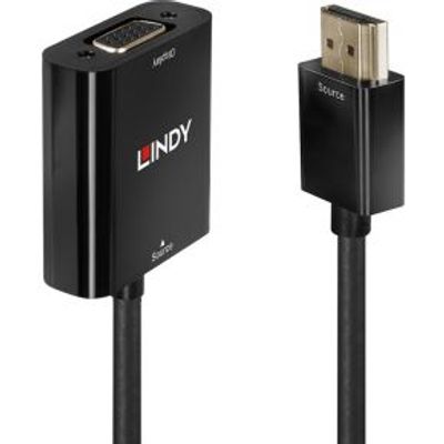Lindy 38291 HDMI-VGA kabel 0,1m 1920 x 1200Pixels 1080p