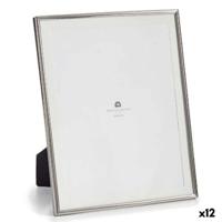 Fotolijsten Gift Decor MS61001-MAT SILVER MS61001-MAT SILVER Zilverkleurig Kristal Staal (12 Stuks)