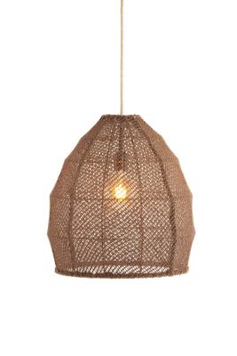 Light & Living Japandi hanglampMakassar bruin Ø 42cm - 2979682