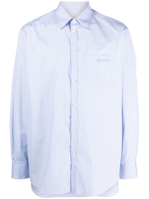 Valentino Garavani chemise en coton à logo brodé - Blanc