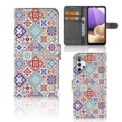 Samsung Galaxy A32 4G | Bookcase | Tiles Color