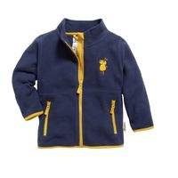 Playshoes fleece jasje Muis Marine Maat - thumbnail