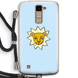 Kleine leeuw: LG K10 (2016) Transparant Hoesje met koord