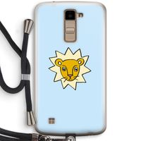 Kleine leeuw: LG K10 (2016) Transparant Hoesje met koord