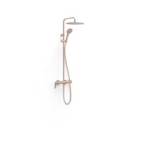 Regendouche Tres Fuji 203 cm met Handdouche Mat Rose Gold Tres