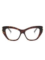 Balenciaga Eyewear lunette de soleil Dynasty à monture papillon - Marron