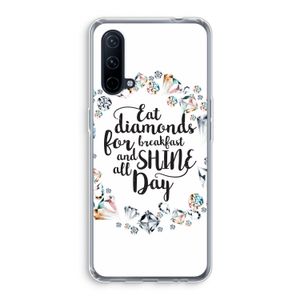 Diamonds: OnePlus Nord CE 5G Transparant Hoesje