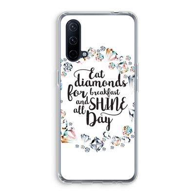 Diamonds: OnePlus Nord CE 5G Transparant Hoesje