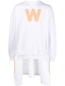 Walter Van Beirendonck sweat à logo imprimé - Blanc