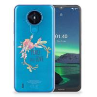 Nokia 1.4 Telefoonhoesje met Naam Boho Text Nokia 1.4 Telefoonhoesje met Naam Boho Text