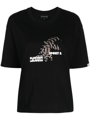 SPORT b. by agnès b. Katoenen T-shirt - Zwart SPORT b. by agnès b. Katoenen T-shirt - Zwart