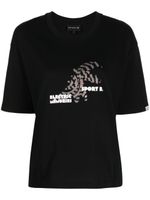 SPORT b. by agnès b. Katoenen T-shirt - Zwart - thumbnail