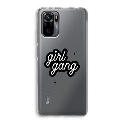 Girl Gang: Xiaomi Redmi Note 10 Pro Transparant Hoesje