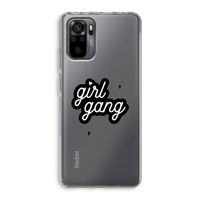 Girl Gang: Xiaomi Redmi Note 10 Pro Transparant Hoesje