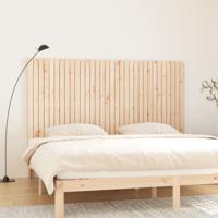 Hoofdbord wandmontage 204x3x110 cm massief grenenhout