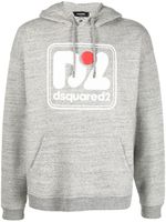 DSQUARED2 hoodie en coton à logo imprimé - Gris - thumbnail