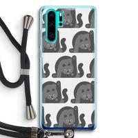 Cats: Huawei P30 Pro Transparant Hoesje met koord