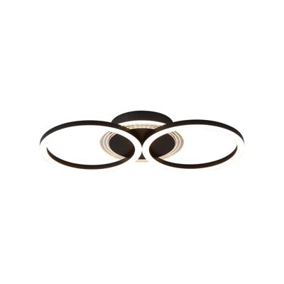 Searchlight PlafondlampContour zwart - 13651BK
