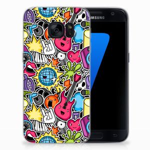 Samsung Galaxy S7 Silicone Back Cover Punk Rock