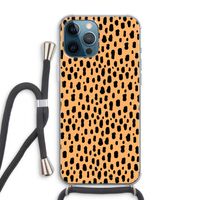 Panter: iPhone 12 Pro Max Transparant Hoesje met koord